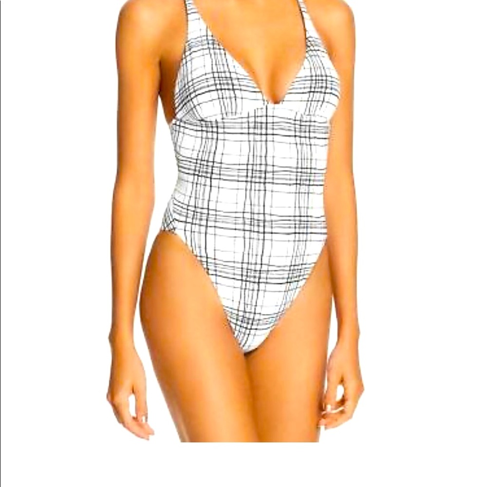 Beautiful one piece sleek ladies swimsuit
